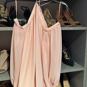 1 State Pink Blouse with Flowy Design